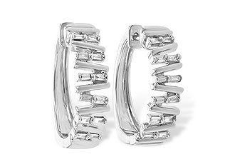 A236-13984: EARR .30 TW BAGUETTE DIAS
