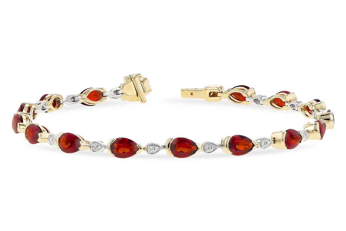 A318-85748: BRACELET 6.44 GARNET 6.60 TGW