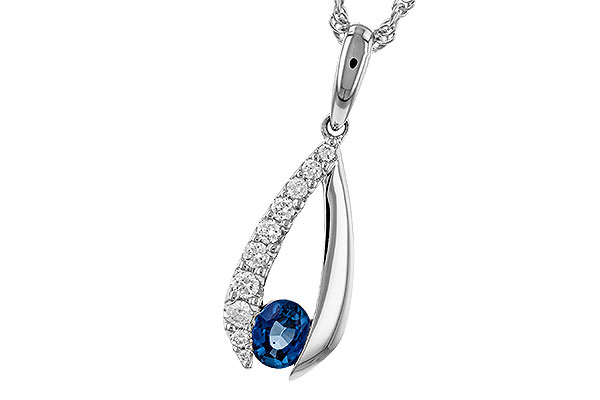 A320-69366: NECKLACE .38 SAPP .54 TGW (5x4 SAPP)