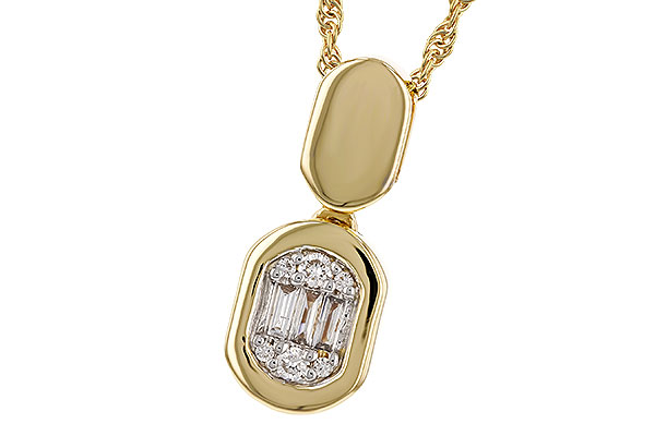 A320-69402: NECKLACE .07 TW BAG .12 TW
