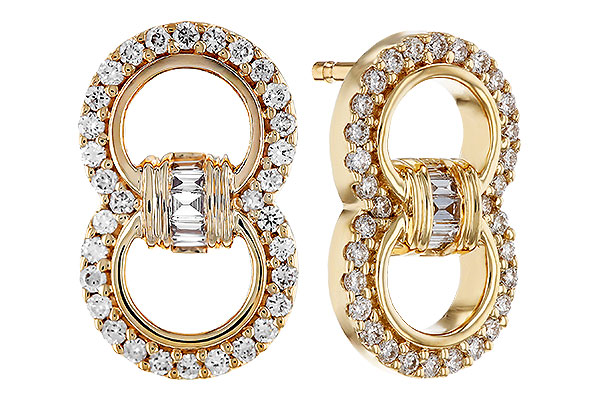 A321-54820: EARRINGS .05 TW BAGS .28 TW