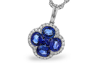 B320-64902: NECKLACE 1.72 SAPPHIRE 1.87 TGW