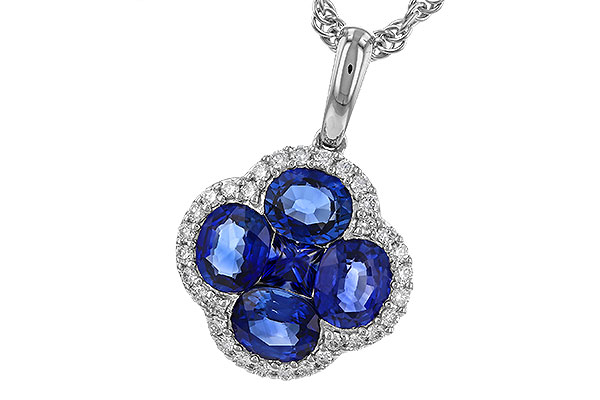 B320-64902: NECKLACE 1.72 SAPPHIRE 1.87 TGW
