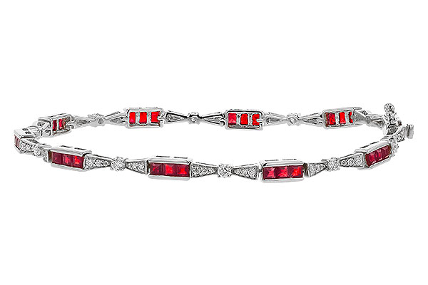 B320-69402: BRACELET 2.05 RUBY 2.70 TGW (7")