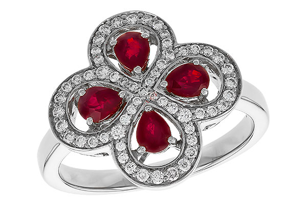 B320-69411: LDS RG .68 TW RUBY .96 TGW