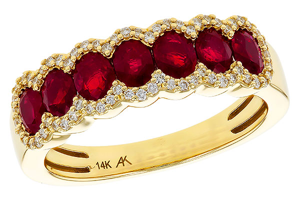 B320-71193: LDS WED RG 1.40 TW RUBY 1.57 TGW