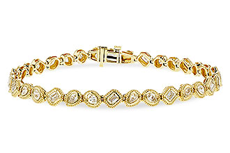 B320-71248: BRACELET 2.15 TW FANCY CUT DIAMONDS