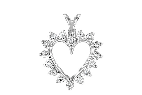 C052-48538: HEART PENDANT .45 TW