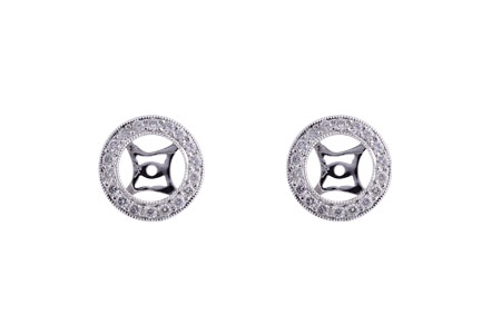C229-78475: EARRING JACKET .32 TW (FOR 1.50-2.00 CT TW STUDS)