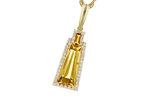 C318-83084: NECK 2.38 CITRINE 2.58 TGW