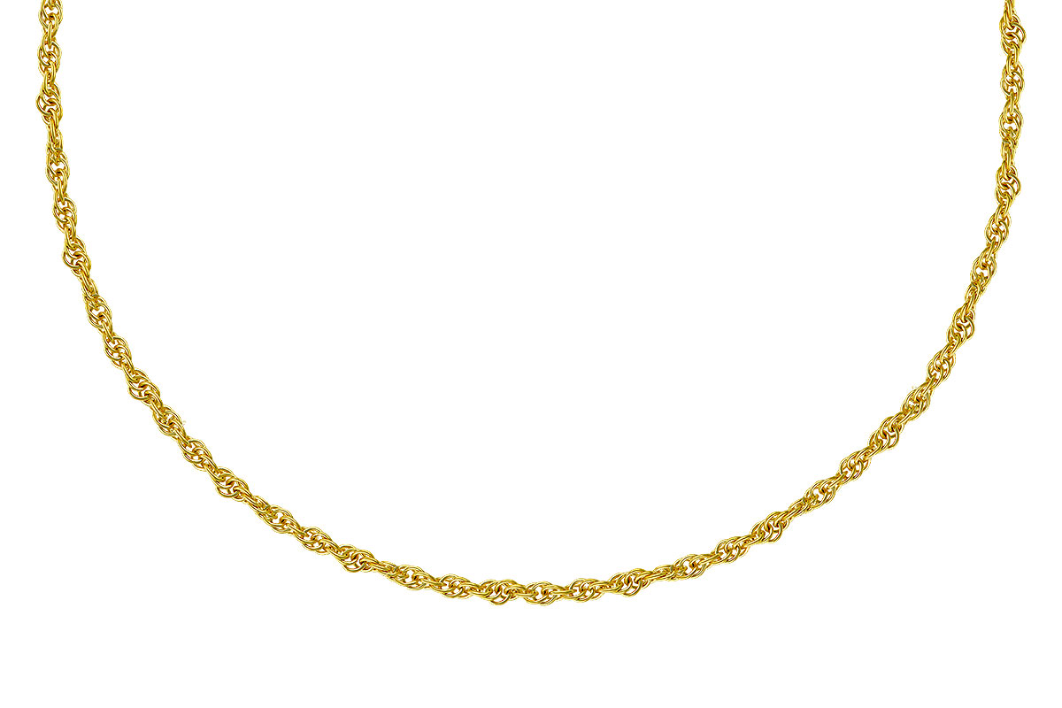 C319-78511: ROPE CHAIN (22IN, 1.5MM, 14KT, LOBSTER CLASP)