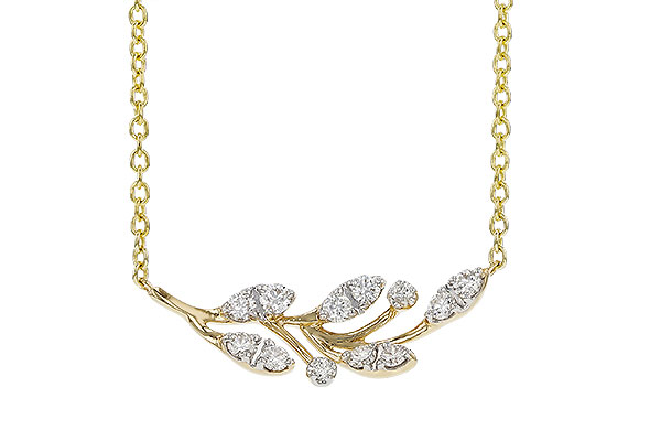 C320-66638: NECKLACE .32 TW (18")
