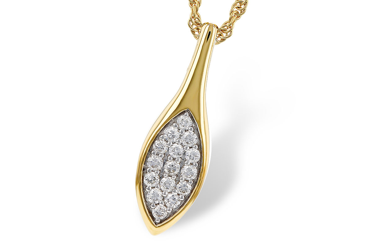 C320-70357: NECKLACE .20 TW