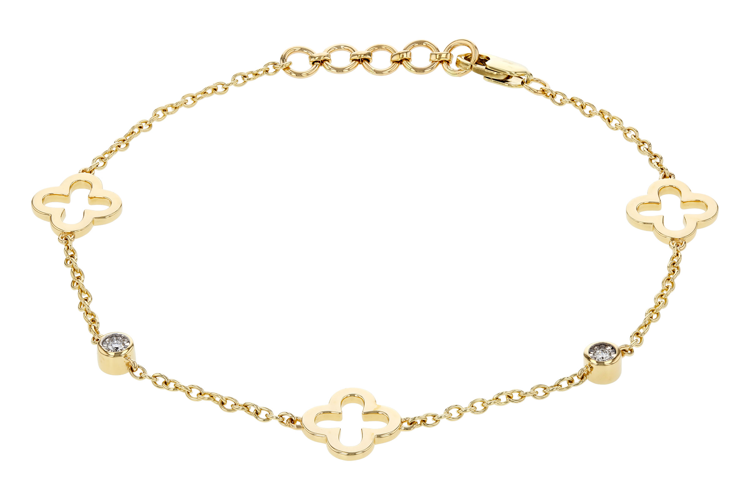 C321-55775: BRACELET .06 TW (7.25")
