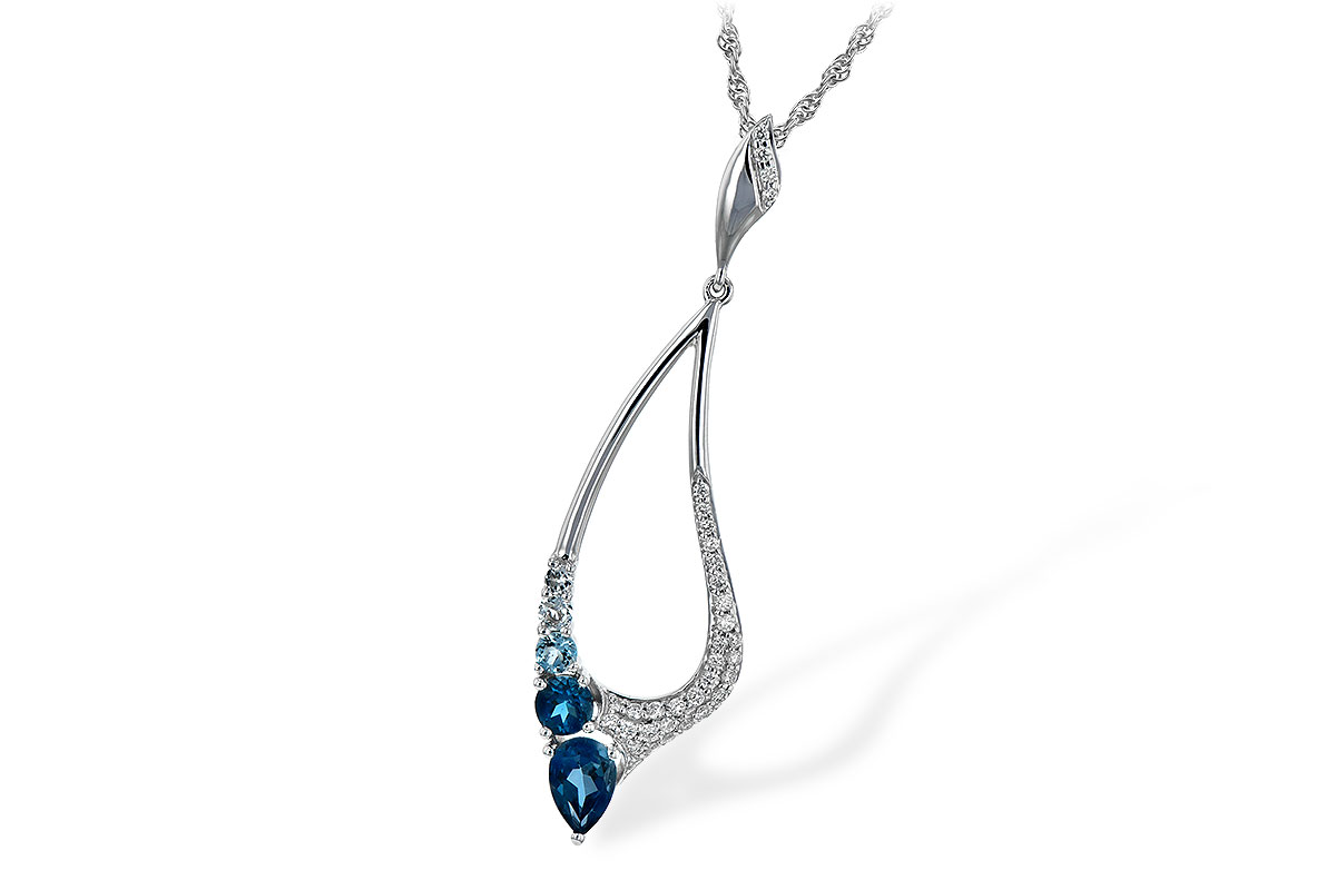 D235-24829: NECK .83 BLUE TOPAZ 1.00 TGW