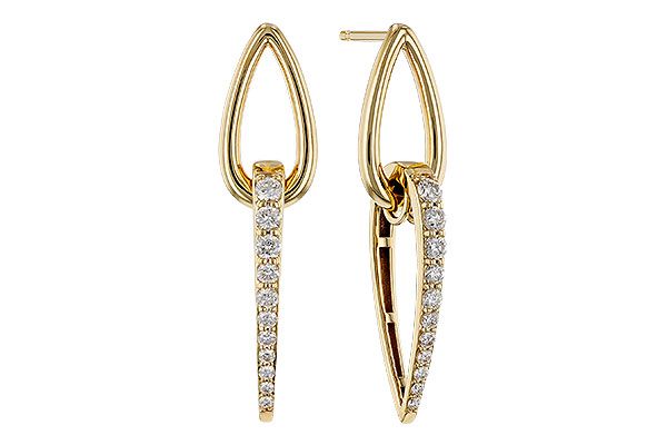 D320-64875: EARRINGS .75 TW