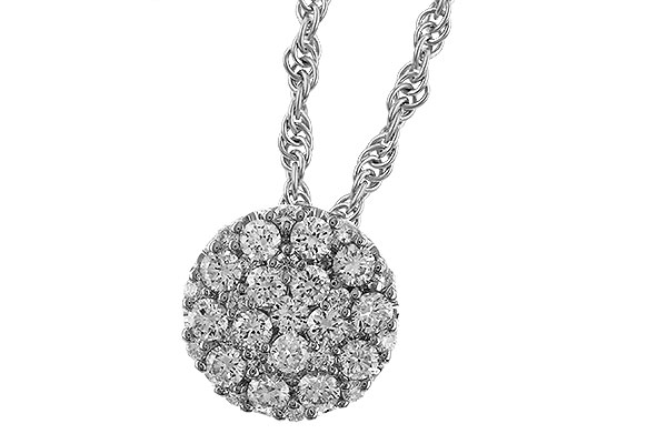 D320-66638: NECKLACE .25 TW