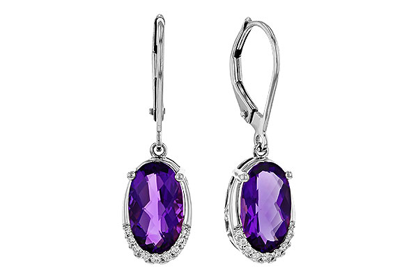 D320-71266: EARRINGS 2.70 TW AMETHYST 2.78 TGW (10x6MM OV)