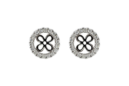 E233-40293: EARRING JACKETS .30 TW (FOR 1.50-2.00 CT TW STUDS)