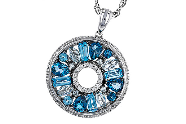 E320-67575: NECKLACE 1.67 BLUE TOPAZ 1.72 TGW