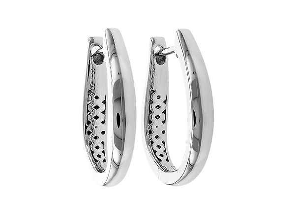 E320-69438: GOLD EARRINGS (17MM)