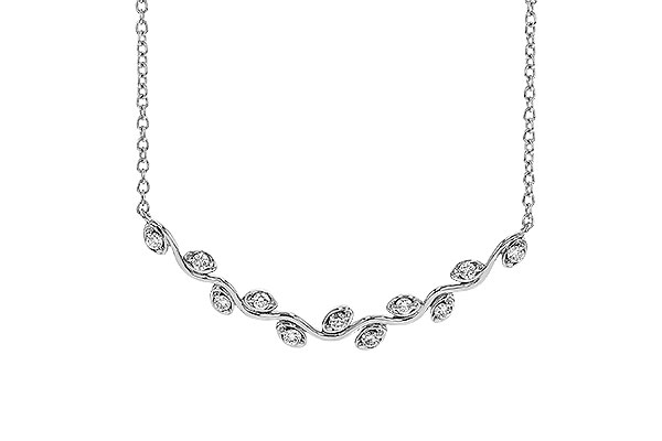 E320-71220: NECKLACE .25 TW (18")
