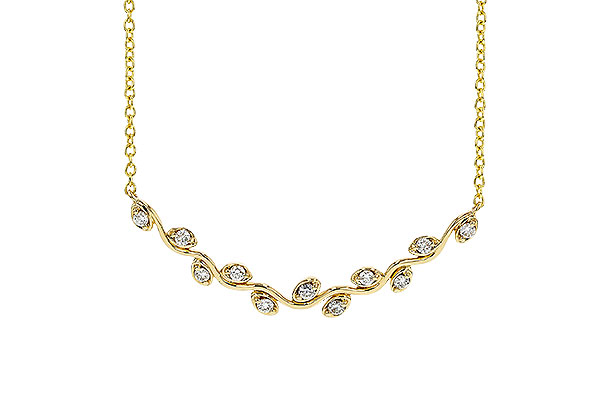 E320-71220: NECKLACE .25 TW (18")