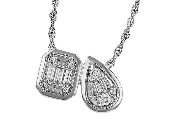 E320-71238: NECKLACE .17 BAG .25 TW