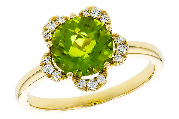 E320-72102: LDS RG 2.16 PERIDOT 2.28 TGW (8MM RD)