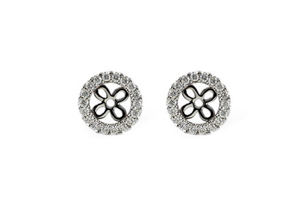 F233-40284: EARRING JACKETS .24 TW (FOR 0.75-1.00 CT TW STUDS)