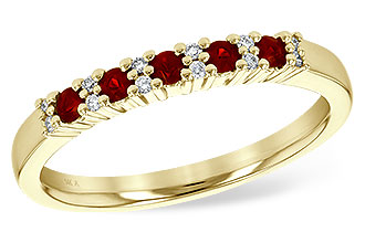 F236-10356: LDS WED RG .22 RUBY .29 TGW