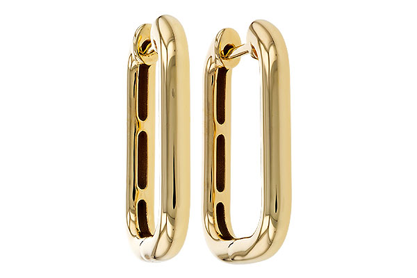 F320-70356: GOLD EARRINGS (23MM)