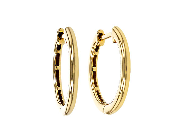 F320-71193: GOLD EARRINGS (16MM)
