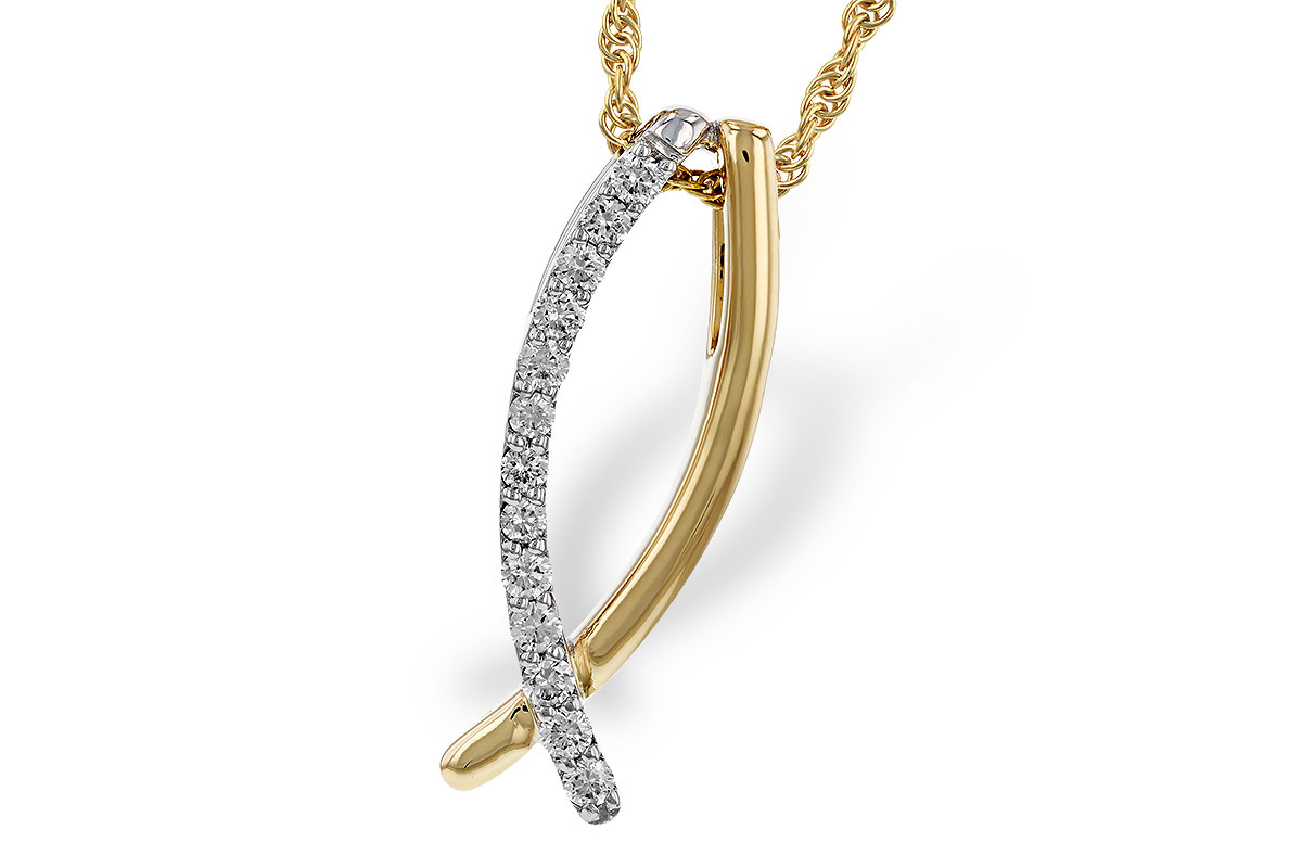F320-71202: NECKLACE .25 TW