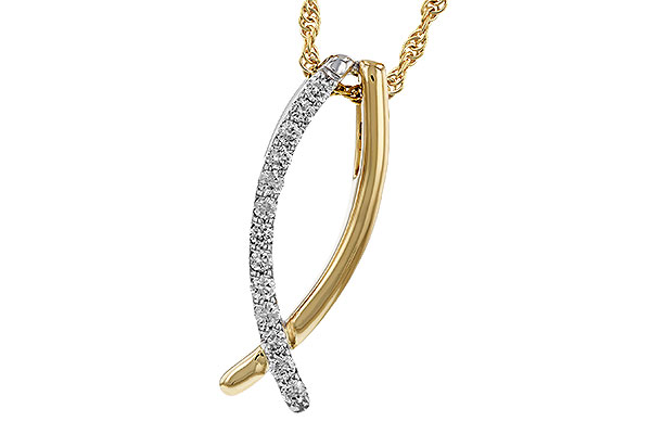 F320-71202: NECKLACE .25 TW