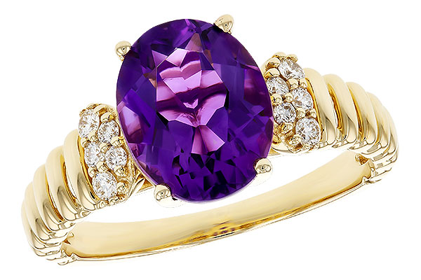 F321-54838: LDS RG 2.12 AMETHYST 2.26 TGW (10x8MM AMY)