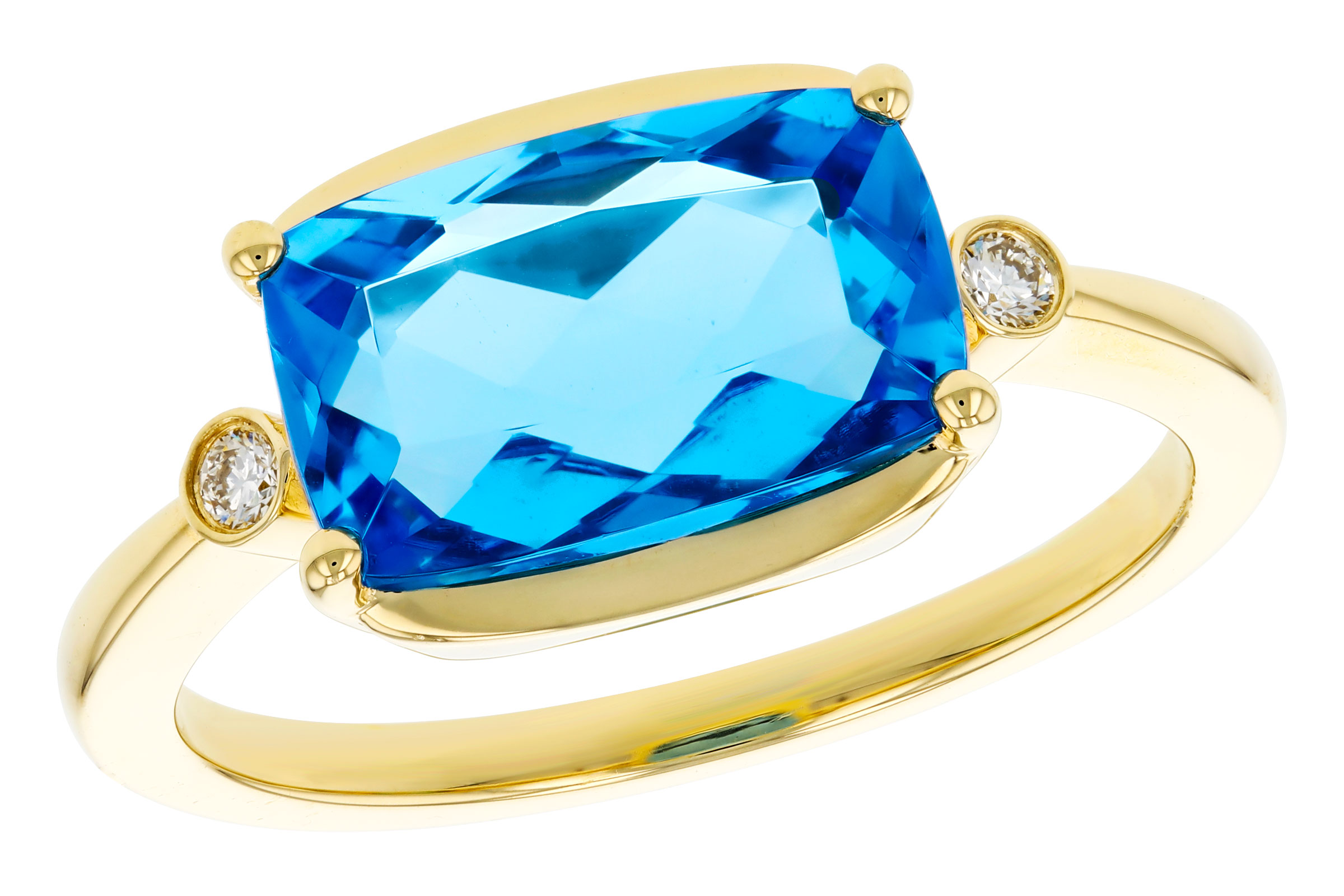 F321-56647: LDS RG 2.88 BLUE TOPAZ 2.92 TGW (11x7MM BT)
