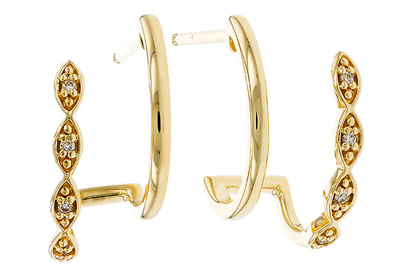 G320-67556: EARRINGS .03 TW