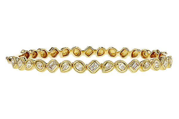 G320-71256: BANGLE 1.00 TW FANCY CUT DIAS