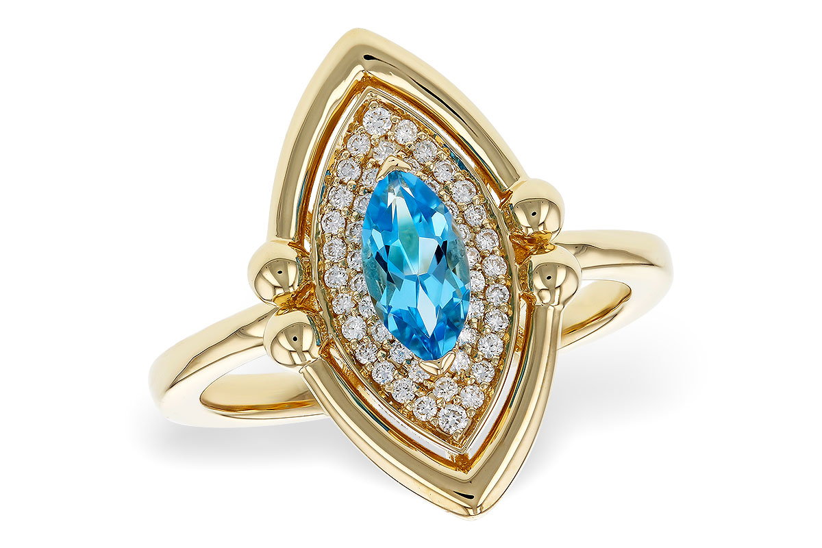 G320-72111: LDS RG .54 BLUE TOPAZ .70 TGW (8x4MM BT)