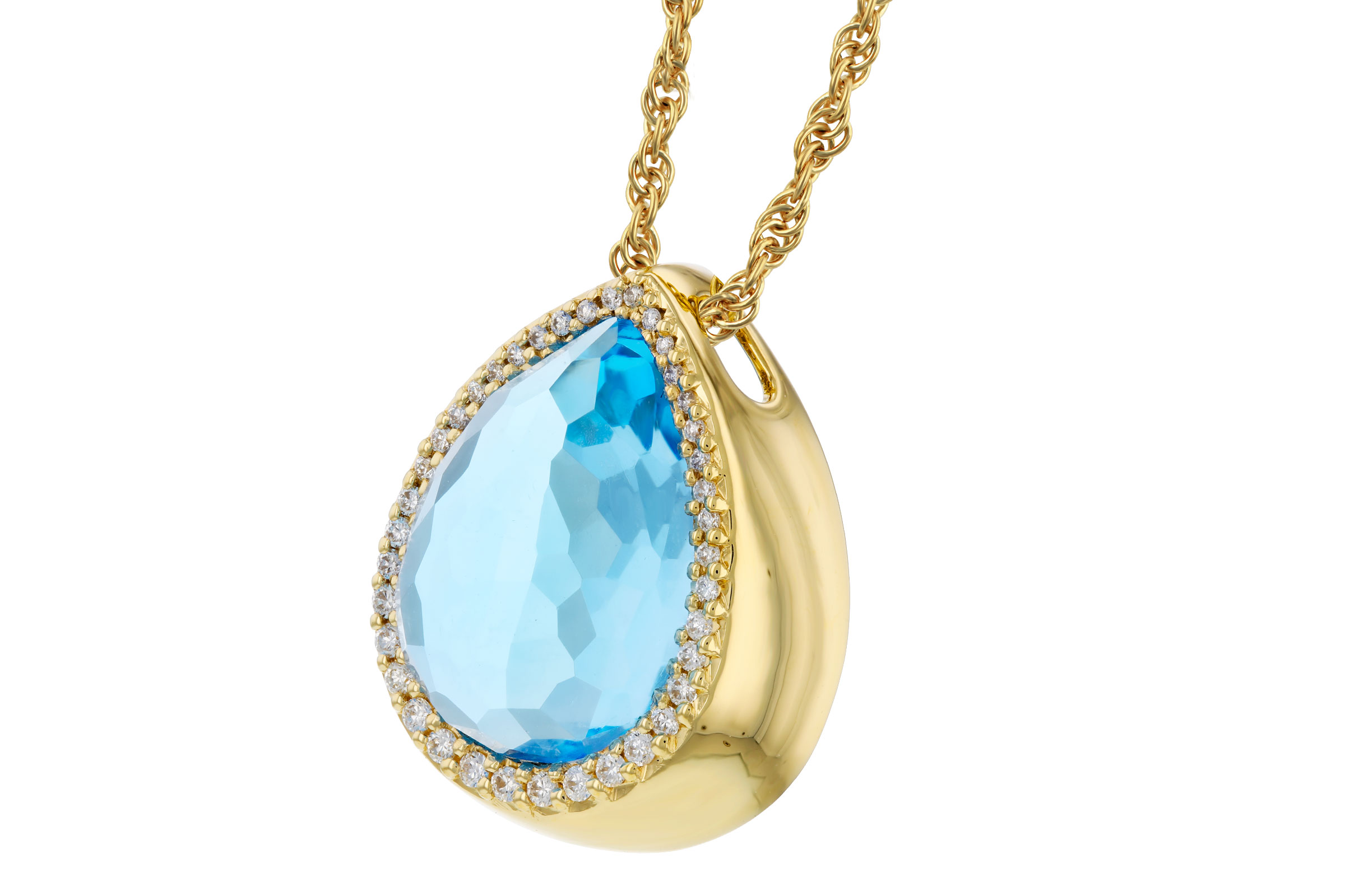 G321-55802: NECK 5.78 LONDON BLUE TOPAZ 5.92 TGW (14x10MM)