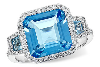 H236-16683: LDS RG 4.40 TW BLUE TOPAZ 4.60 TGW