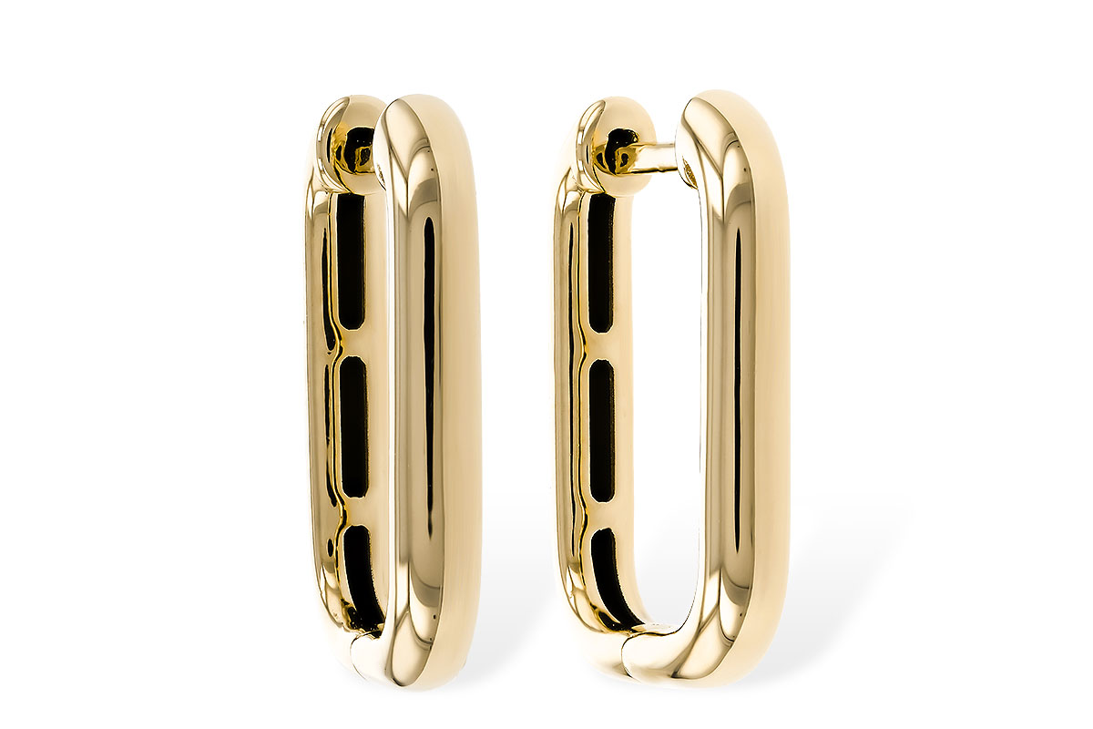 H320-69447: GOLD EARRINGS (18MM)