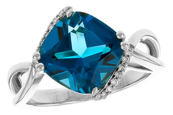 H320-70320: LDS RG 4.42 LONDON BLUE TOPAZ 4.50 TGW (10MM LBT)