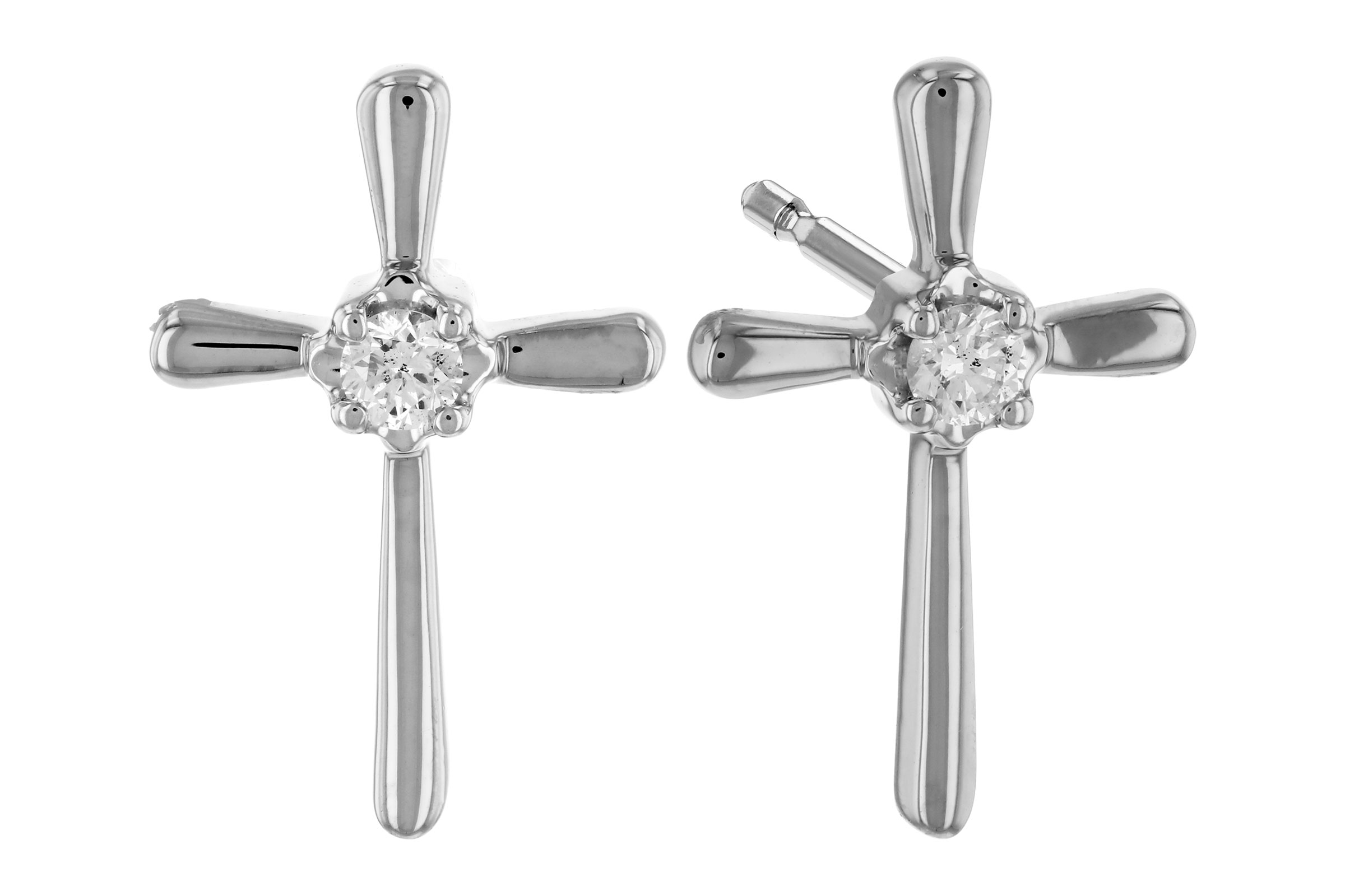 H321-55756: EARRINGS .04 TW