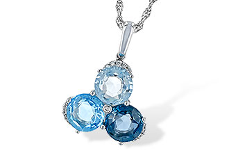 K235-19447: NECK 4.01 BLUE TOPAZ 4.06 TGW