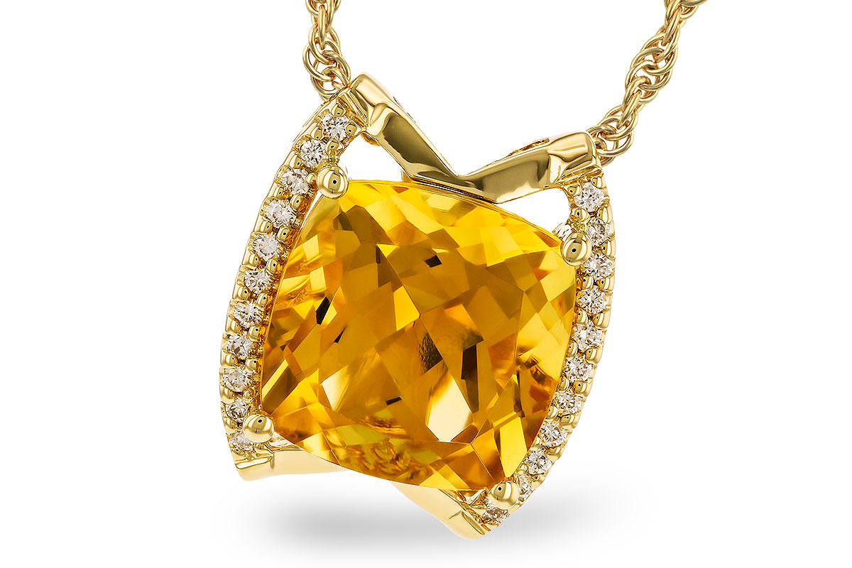 K319-77629: NECK 3.74 CITRINE 3.85 TGW (10MM CUSHION)