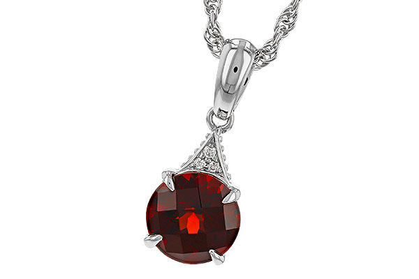 K320-70292: NECK 1.46 GARNET 1.47 TGW (7MM RD)