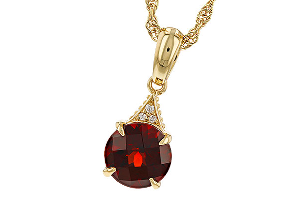 K320-70292: NECK 1.46 GARNET 1.47 TGW (7MM RD)
