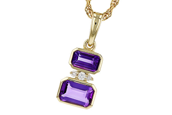 K320-72120: NECK .72 TW AMETHYST .75 TGW